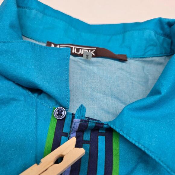 Mr Turk Desert All Over Print AOP Short Sleeve Button Shirt Men XL - Picture 5 of 11